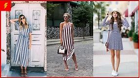 14 Outfits With Striped Dresses and Tips To Find The Right One For You