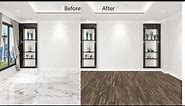 How to change floor texture in photoshop