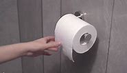 HITSLAM Toilet Paper Holder Wall Mount,Matte Black Toilet Paper Roll Holder for Bathroom