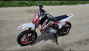 S60 60cc Dirt Bike With 50cc Size Frame Four Stroke Engine Review And Start Up