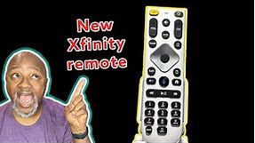 new Xfinity Large Button Remote