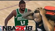 NOOO! KYRIE IRVING IN A BOSTON CELTICS JERSEY! NBA 2K18 Gameplay