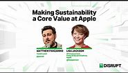 Apple's Lisa Jackson on Climate Change, Carbon Neutral Products | TechCrunch Disrupt 2023