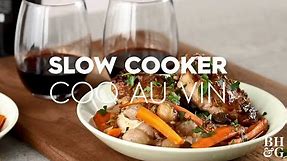 Slow Cooker Coq au Vin