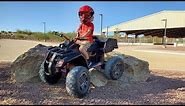 Huffy Torex ATV Kids 24V Electric Ride On Quad Unboxing