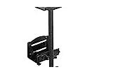 Mount-It! Computer Cart, Rolling Computer Desk, Mobile Desk Workstation with Monitor Mount for up to 32" Screen, Full Keyboard Tray, Floating Adjustable CPU Holder, Standing Computer Cart 70" Tall