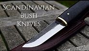 Knifemaking & Leatherwork - Forging 4 Scandinavian Bushcraft Knives. (Available)