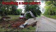 Installing A New Culvert Pipe