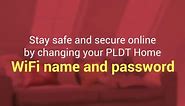 How to change WiFi name and password?