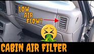 GMC Sierra/Chevy Silverado Cabin Air Filter Replacement (1999-2002)
