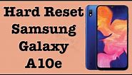 Hard Reset Samsung Galaxy A10e | Factory Reset Samsung Galaxy A10e | NexTutorial