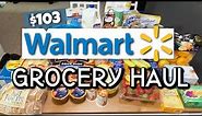 Weekly Grocery Haul & Meal Plan | Walmart Only
