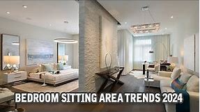 57 Modern Master Bedroom With Sitting Area 2024 | Trends for Modern Home Interior Design 2024