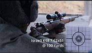 Badace Mauser 98K NDT (No Drill-Tap) Scout Mount and accuracy video at 100 yards