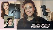 Testing the Luminess Airbrush Makeup System!