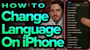How To Change The Language On Your iPhone