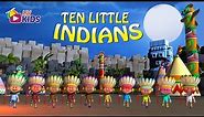 Ten Little Indians with Lyrics | LIV Kids Nursery Rhymes and Songs | HD