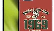 Head Case Designs Officially Licensed Peanuts Snoopy Guitar 1969 Woodstock 50th Soft Gel Case Compatible with Apple iPhone 12 / iPhone 12 Pro
