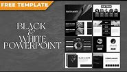 How to Make Black and White Themed PowerPoint [ FREE TEMPLATE ]