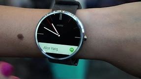 Moto 360 Smartwatch | Hands On