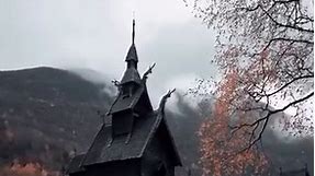 Borgund Stave Church, Norway 🇳🇴⁠ ⁠ Built around 1180 and dedicated to the Apostle Andrew. The church is exceptionally well preserved and is the most distinctive stave church in Norway ⛪️⁠ ⁠ Some of its finest features are the lavishly carved portals and the crosses and carvings of dragon’s heads on the roofs 🐉⁠ ⁠ Have you visited the Borgund Stave Church? ⁠ ⁠ 📹️ Video by @christiantrustrup⁠ Shared via @xplorares⁠ via IG.⁠ ⁠ #norway #norway🇳🇴 #nordics #nordiccountries #nordicculture #travel