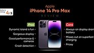 Apple iPhone 14 Pro Max Review - Pros and cons, Verdict | 91Mobiles
