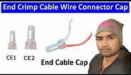 electrical wire end caps. wire end caps plastic. ce2 connector. end crimp cable wire connector cap.