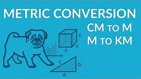 ʕ•ᴥ•ʔ Metric Units Conversion Basics: cm to m, m to km, and simplify