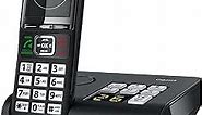 Gigaset Comfort 552A - Cordless DECT Phone - Answering Machine - Made in Germany - Elegant Design - Hands-Free Mode - Comfort Call Protection - Big Phone Book, Titanium-Black
