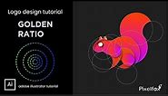 Golden ratio circles[Golden circle] logo design - tutorial(adobe illustrator)