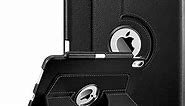 Fintie Case for iPad Air 5th Generation (2022) / 4th Generation (2020) 10.9 Inch with Pencil Holder - 360 Degree Rotating Stand Cover with Auto Sleep/Wake, Black