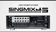 How to set up your Rockville SingMix 45 Powered Karaoke System Mixer Amplifier w/Bluetooth/USB/Echo
