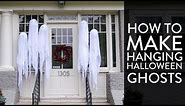 How to Make Hanging Ghost Decor for Halloween