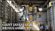 Giant Japanese robot brings anime to life