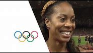 USA's Sanya Richards-Ross Wins Women's 400m Gold - London 2012 Olympics