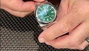 Rolex Oyster Perpetual 41mm Green Dial Steel Mens Watch 124300 Review | SwissWatchExpo