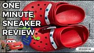 One Minute Sneaker Reviews: Episode 68 - "Lightning McQueen" Crocs Classic Clog