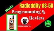 Radioddity GS-5B Review and Programming With iPhone