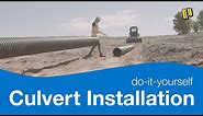 Do-It-Yourself Culvert Installation Guide by Prinsco