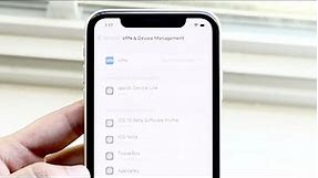 How To Find Profile & Device Management On iOS 15!
