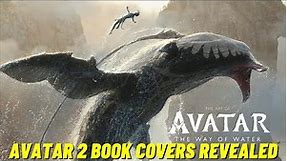 Avatar The Way of Water Art Book And Visual Dictionary Covers REVEALED