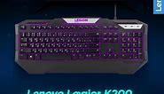 Legion K200 Backlit Keyboard: Emerge from The Dark | Gaming Keyboard | Legion Gaming India