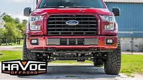 Review of the Havoc Offroad 4" Inch Suspension Lift Kit For the 2015 and up Ford F-150 4WD