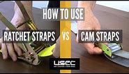 How to Use Ratchet Straps and Cam Buckle Straps - Beginner's Guide