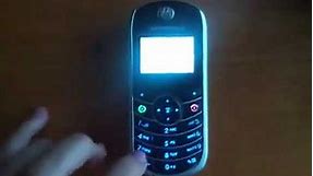 35 Motorola C139 insert SIM card and unlock PIN code Simple phone SIM unlock! YouTube
