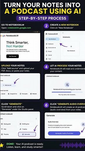 This AI Turns Your Notes Into a Podcast 🤯 #canva #futuretech #productivity