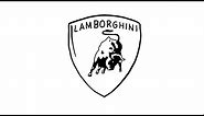 How to Draw the Lamborghini Logo