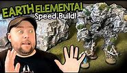 Building an EARTH ELEMENTAL Miniature for Dungeons & Dragons - EASY BUILD!
