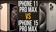 iPhone 11 Pro Max vs iPhone 15 Pro Max (Comparativo & Preços)