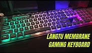LANGTU Membrane Gaming Keyboard Review & Test | Colorful LED Backlit Quiet Keyboard